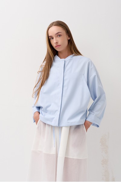 Сорочка-бомбер блакить (Р 125/4)